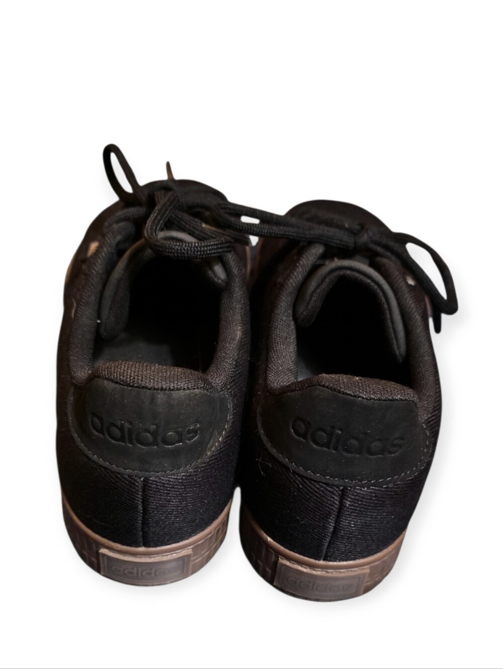 adidas Daily 3.0 Core Black Gum Sneakers Men's 8.5 Skate Shoes - Picture 6 of 7